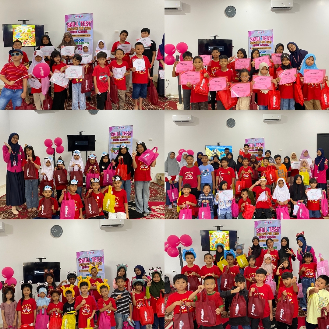 Kegiatan Final Tes Program Belajar Anak Anak English For Kids di Bimbel Lampung Tahun Ajaran 2025/2026