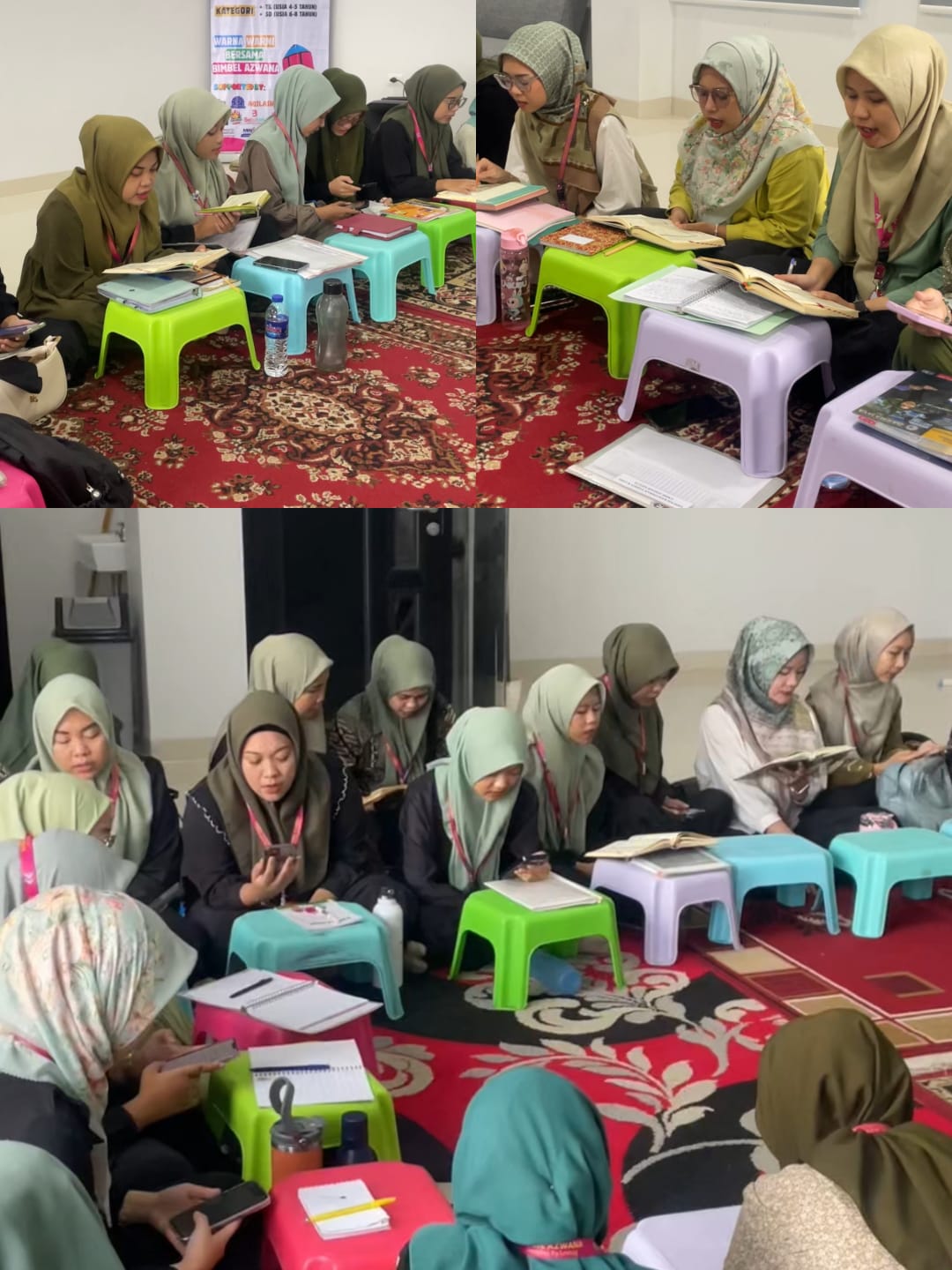 Tahsin Bersama Team Bimbel Azwana Komitmen Meningkatkan Kualitas Bacaan Al Quran Secara Rutin dan Terarah  